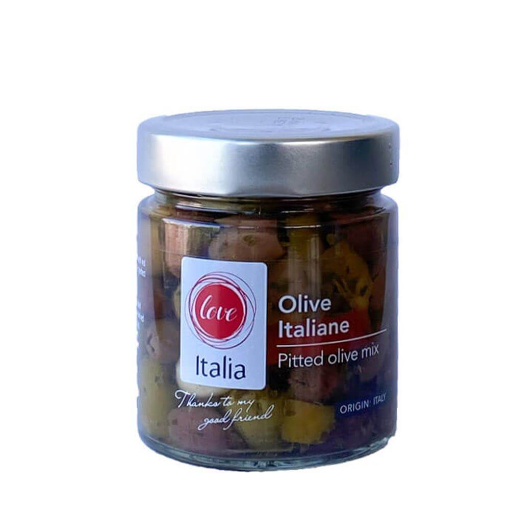 Love Italia Pitted Olives Mix 190g